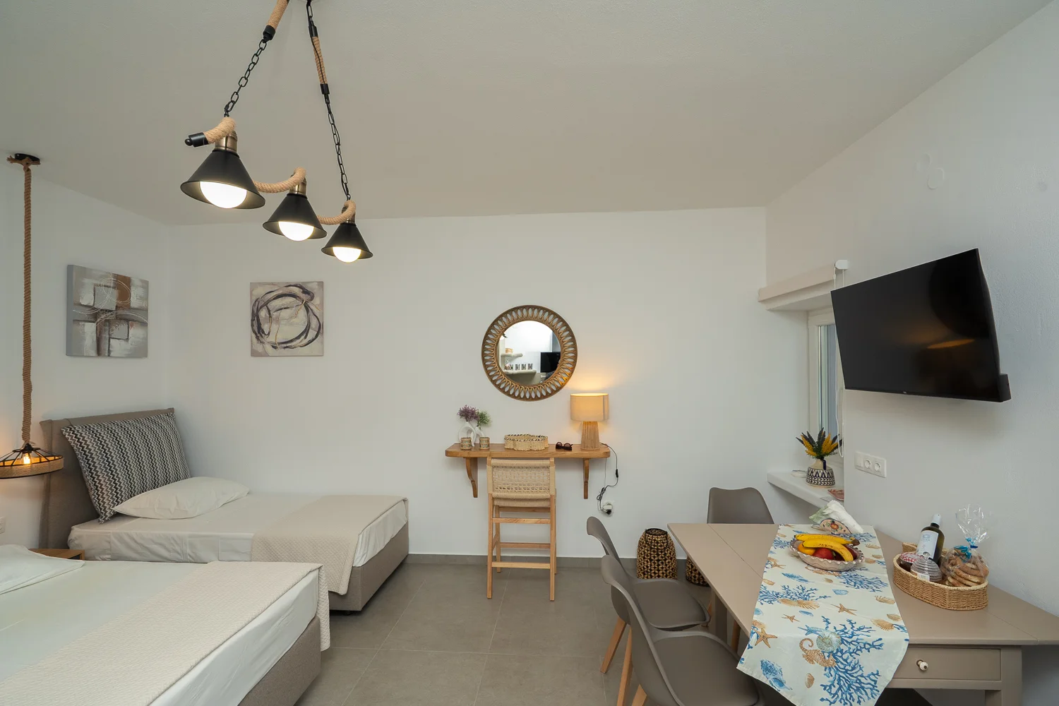 Onar Sifnos by the Sea - Living Area