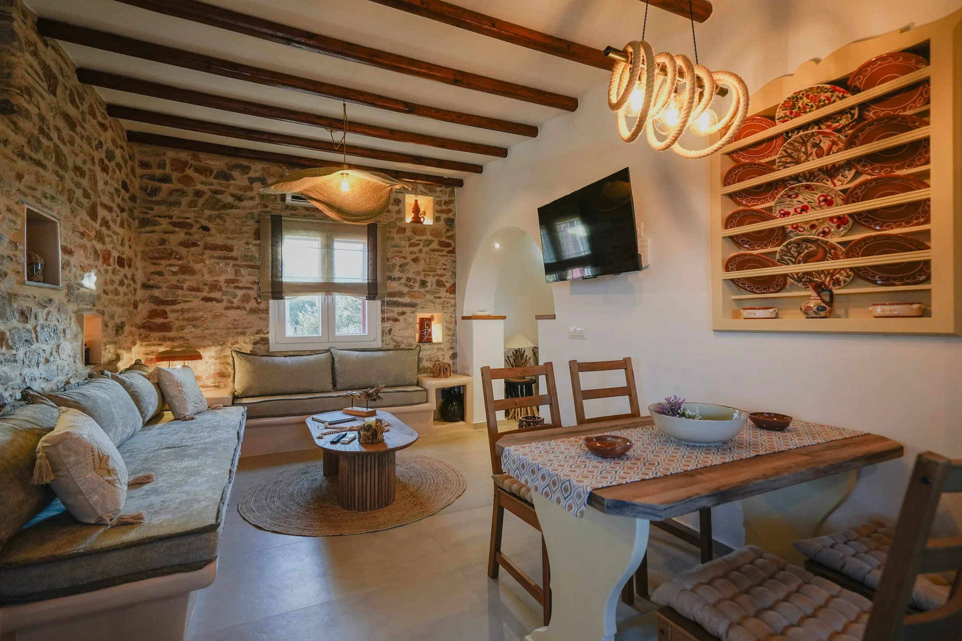 Kitchen - Onar Stone Villa